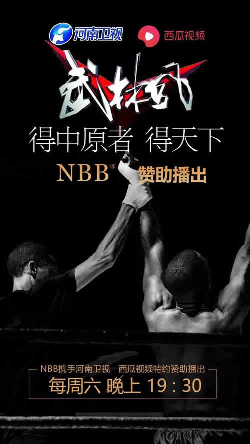 NBB再度携手河南卫视【武林风】栏目
